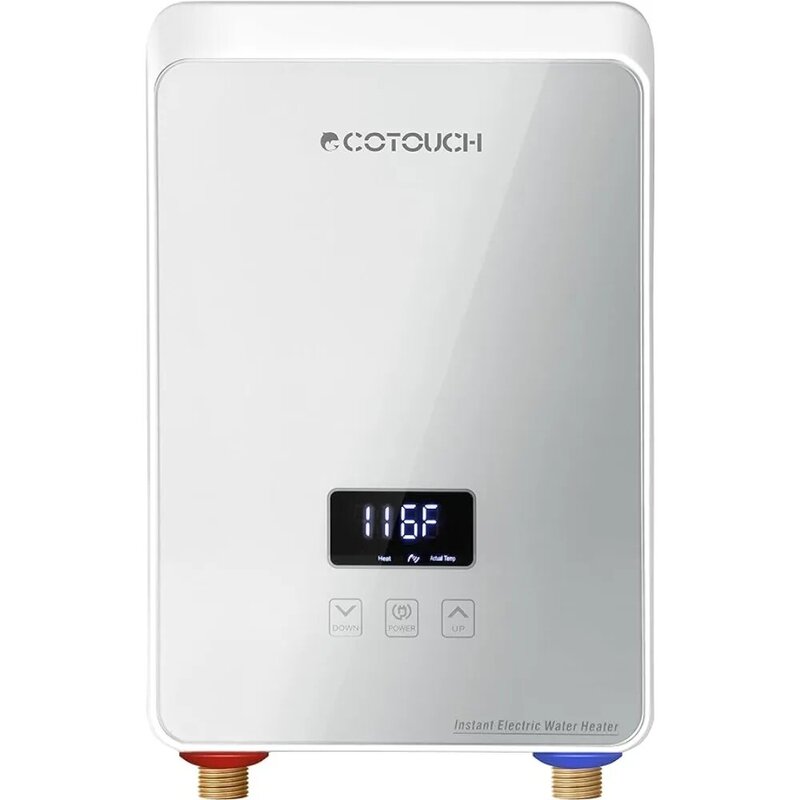 ECOTOUCH-Chauffe-eau électrique instantané 240 kW, sans réservoir, à la demande, pour évier, eau chaude