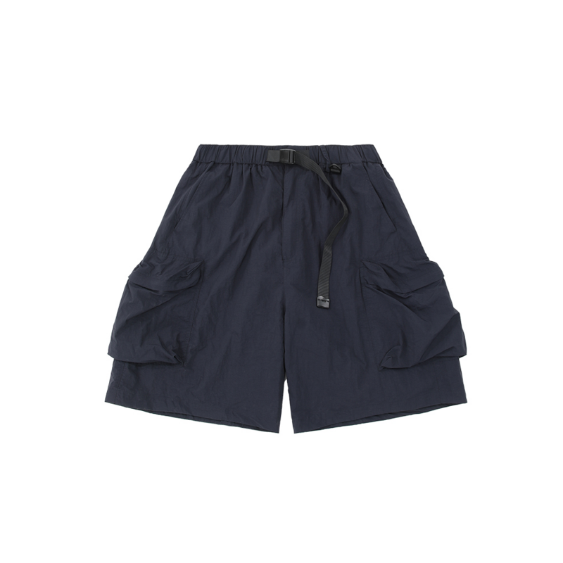 Sommer neue Modemarke Hip-Hop Big Pocket Cargo Shorts für Männer und Frauen hoch taillierte lose vielseitige Weitbein-Fünf-Punkt-Hose