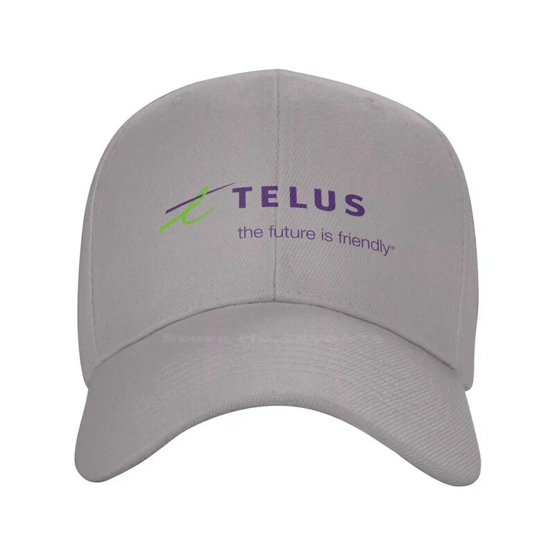 Telus modne Logo jakości dżinsowa czapka czapka bejsbolówka z dzianiny