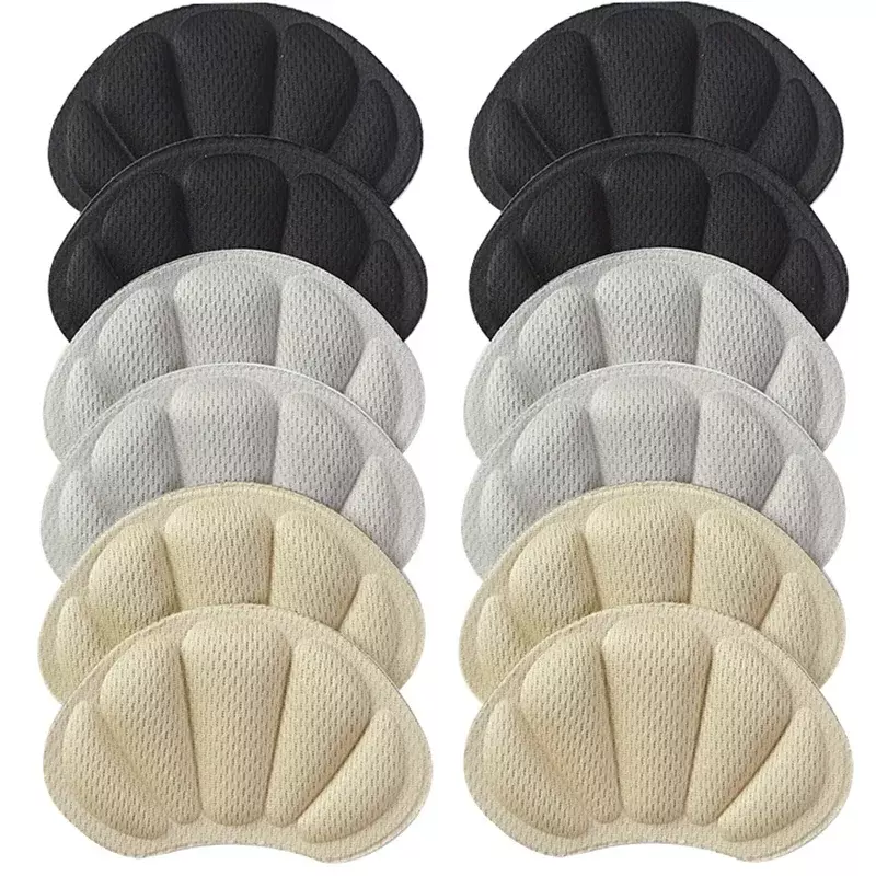 6pcs Insoles Patch Heel Pads for Sport Shoes Pain Relief Antiwear Feet Pad Adjustable Size Protector Back Sticker Cushion Insole