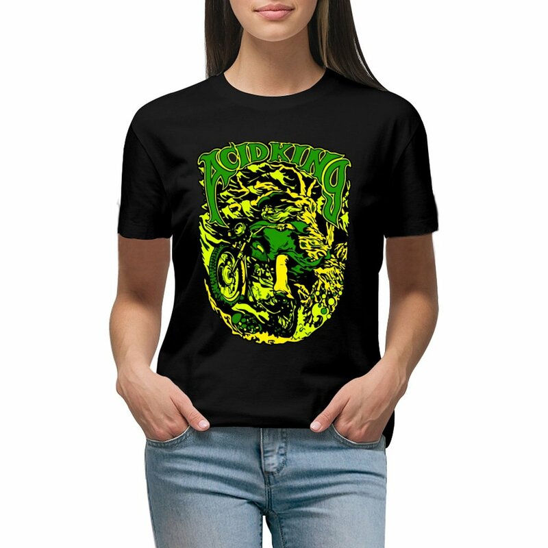 Acid King Artwork T-Shirt süße Kleidung süße Tops T-Shirts für Frauen