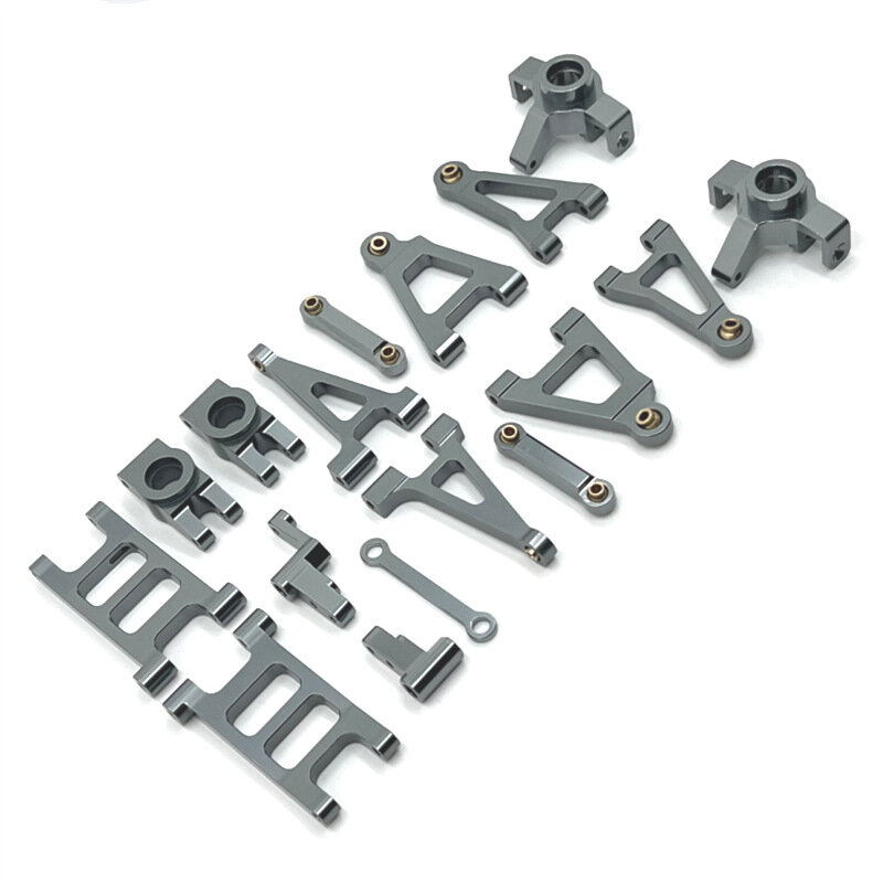 14301 14302 Metal Suspension Arm Steering Cup Link Rod Steering Assembly Accessories Set 1/14 RC Car Upgrade Parts Kit