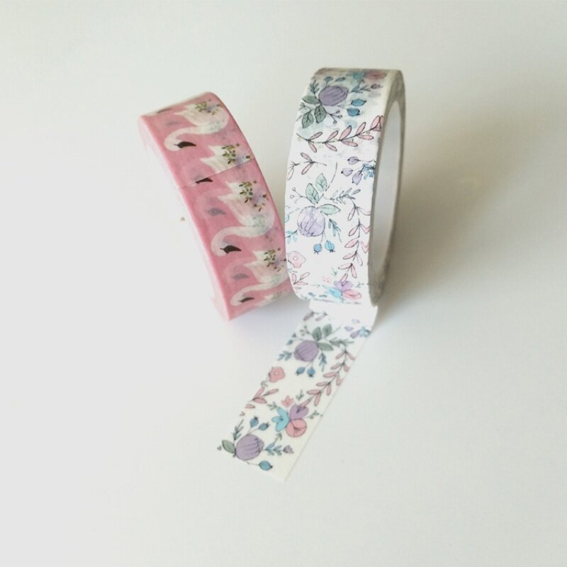 Prodotti personalizzati decorazione stampata blocchi di carta bianca nastri Washi Set nastri adesivi di cancelleria per la creazione di vacanze
