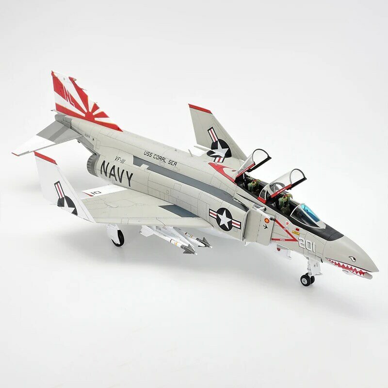 TAMIYA-Kit de modelo de avión ensamblado, 61121, American F-4B, Phantom II Fighter 1/48