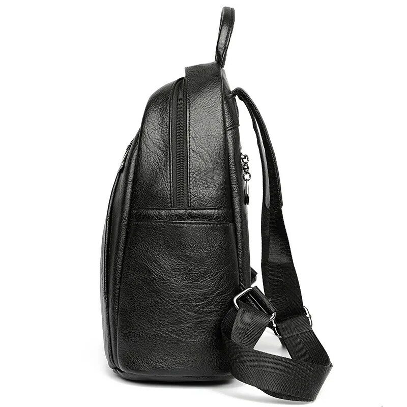 Женские рюкзаки из натуральной кожи, женские модные дорожные сумки, Женский Повседневный праздничный ранец, стильный школьный портфель большого размера для девочек