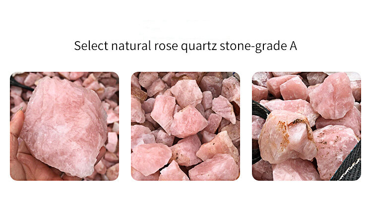 Planche de massage Gua Sha en quartz rose naturel, pierre de Guasha pour le visage, le cou et la peau, outils de beauté et de santé