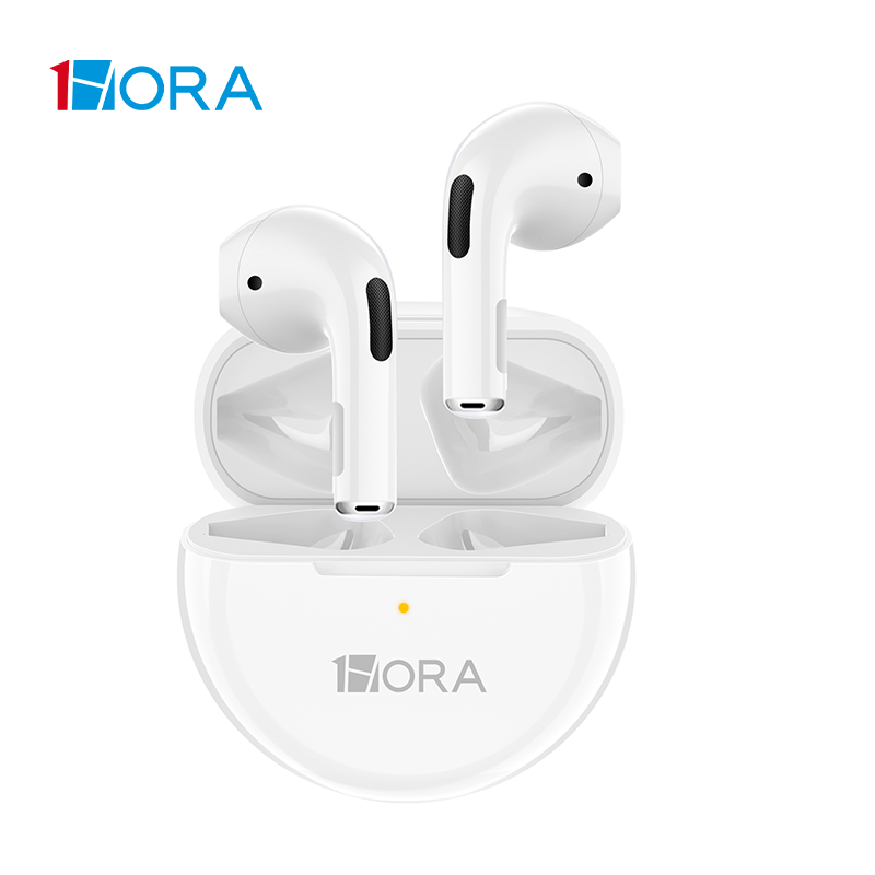 1Hora Wireless Earbuds Bluetooth 5.3 Touch Controls Dynamic Driver Earphone Compatible for Samsung Huawei Xiaomi Laptop AUT119