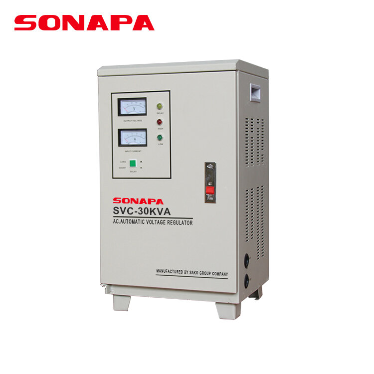 Svc-30 Kva Meter Display Servo Motor Ac Automatic Voltage Regulator Stabilizer