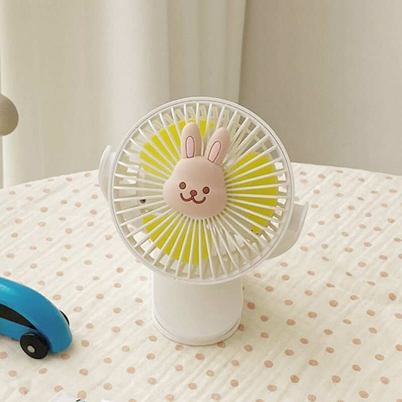 Rechargeable Battery Mini USB electric fan with built-in battery, three speed Strong Wind, clip portable stroller accessories