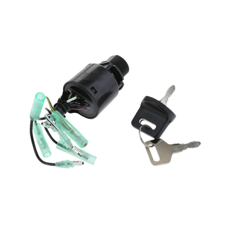 35100-ZV5-013 Ignition Switch Assembly with Key Replacement Fit for Honda Outboard