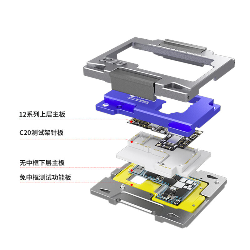 1Pcs MIJING C17 C18 C20 Motherboard Test Fixture Motherboard Function Tester for iphone X/XS/XSM/11/11P/11PM/12/12MINI/12P/12PM