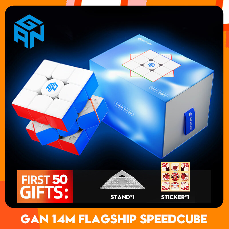 Gan14 Maglev UV 매직 큐브, 2023 신제품, 3x3x3 매직 스피드 큐브, 전문 퍼즐 피젯 장난감