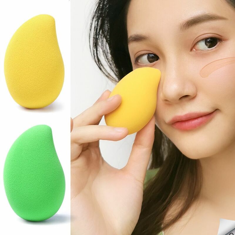 Zachte Mango-Vorm Accessoires Cosmetische Puff Make-Up Ei Beauty Tool Kussen Spons
