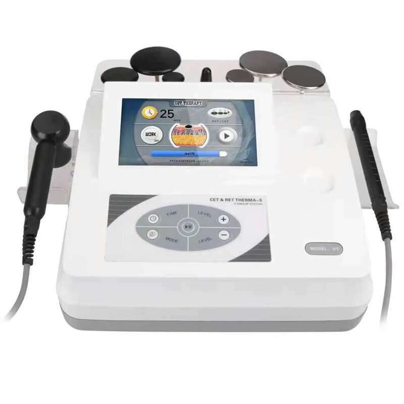 Máquina de diatermia RF para terapia de Tecar, dispositivo de adelgazamiento corporal, estiramiento facial, herramientas para el cuidado de la piel, RET CET Indiba, 2023 KHz, 448