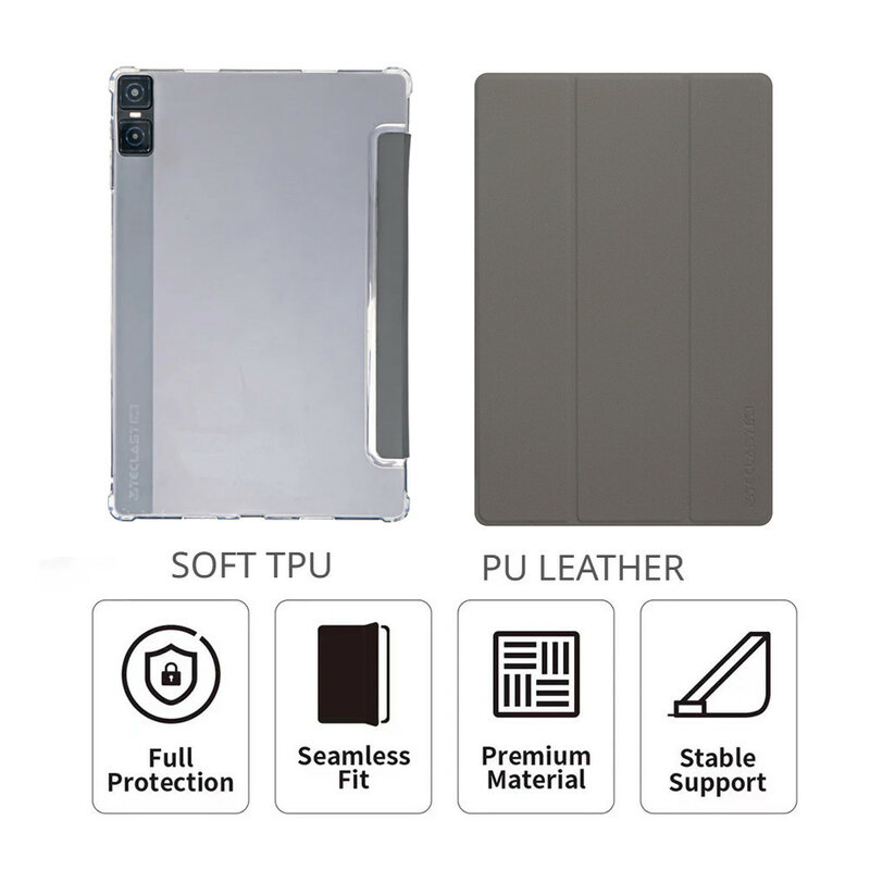 เคสอัจฉริยะสำหรับ Teclast T45HD 10.5 "2023 casing Tablet พับได้เคสหนัง PU สำหรับเคสซัมซุง Teclast T45 HD แบบนิ่ม