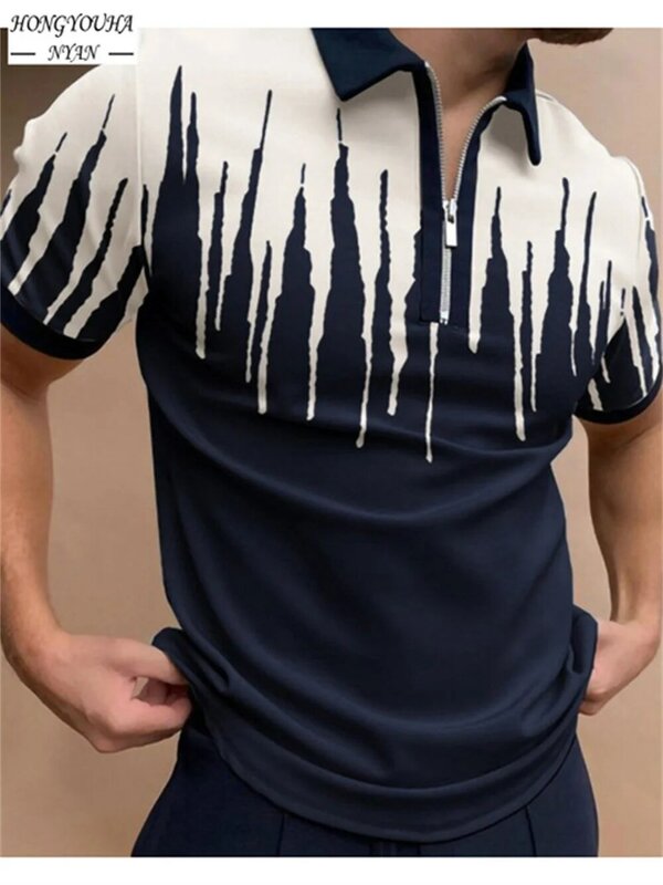 قميص بولو عالي الجودة للرجال بأكمام قصيرة قميص رجالي 2022 قمصان صيفية غير رسمية قميص رجالي أساسي كلاسيكي ملابس قوطية فاخرة