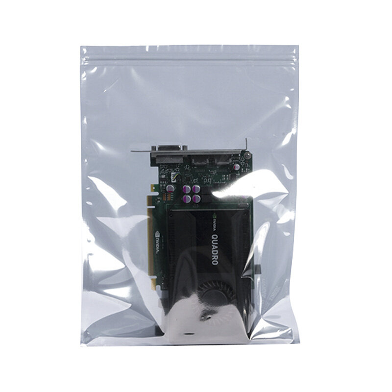 Transparentes anti statisches Abschirm paket, esd selbst dichtende Beutel zur Aufbewahrung, kleines elektronisches Zubehör, USB-Beutel