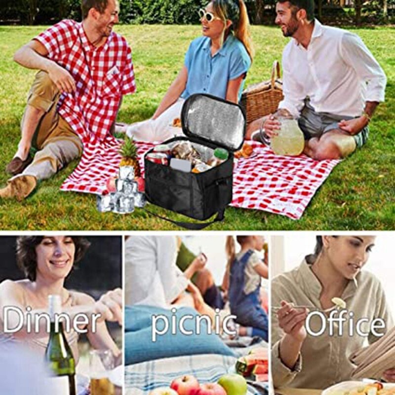 オックスフォード布アイスバッグピクニック、アルミ箔、冷蔵断熱、出産配達、10l