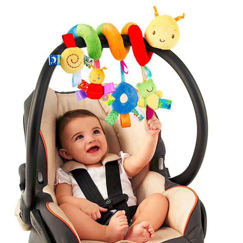 Cochecito de bebé, campana colgante, felpa, etiqueta de color para bebé, embalaje de cama, embalaje de cama multifuncional de dibujos animados, 12 estilos disponibles