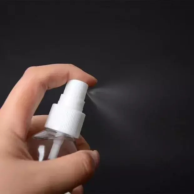 Recarregável Limpar PET Plástico Portátil Spray Garrafa, Recipiente De Perfume, Bomba De Névoa, Atacado, 50ml, 10 25 50Pcs