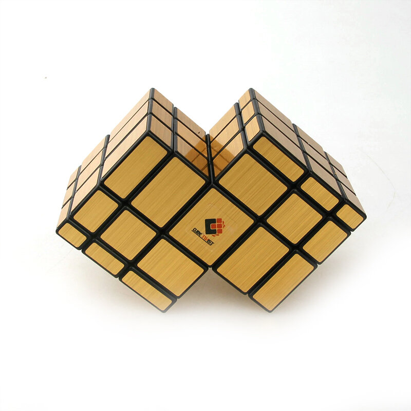 Double 3x3 Conjunta Espelho Face Magic Cube Velocidade Cube Puzzle Toy Para Crianças Meninos Presente Magic Toys Brain Teasers Kids Gifts