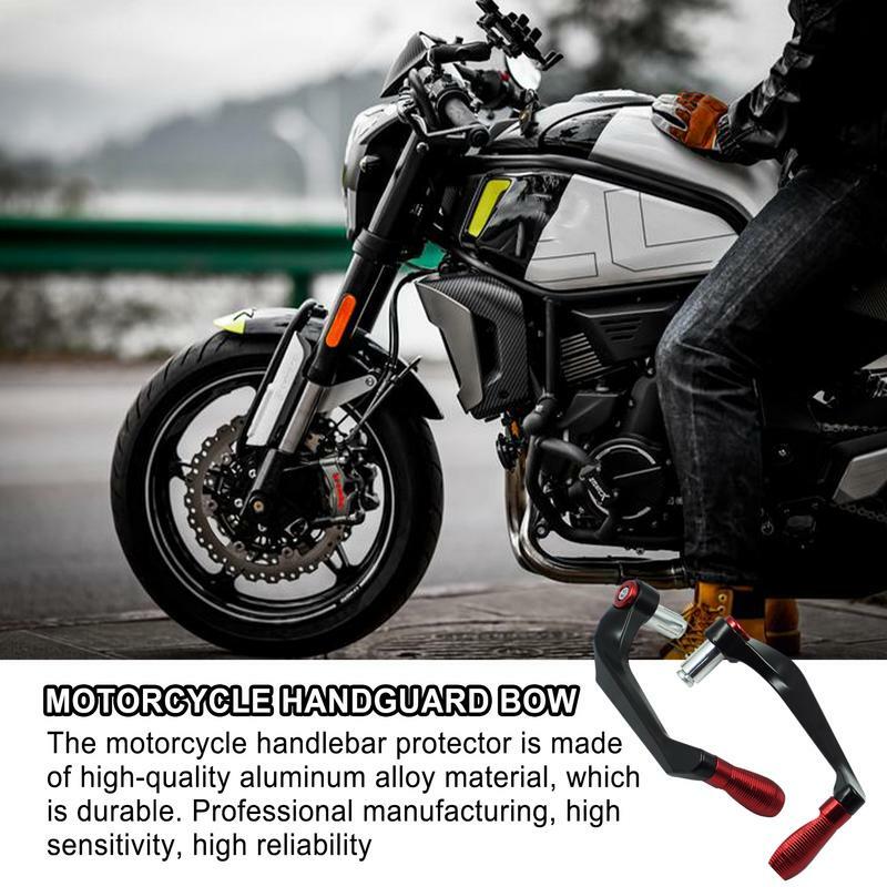 Guardamanos para motocicleta Dirtbike 2 piezas, protectores de manos universales de aleación de aluminio, a la moda