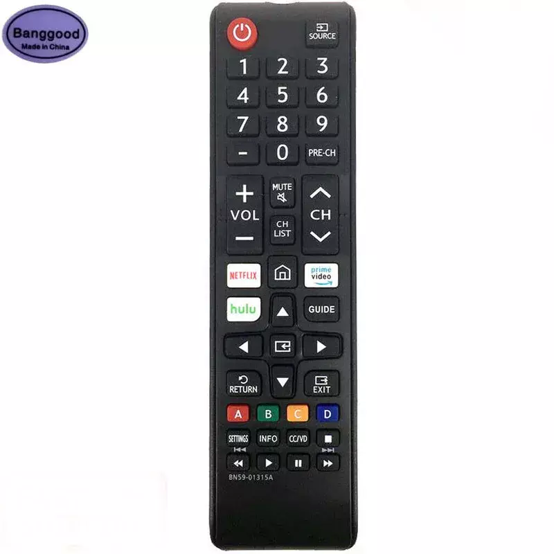 Télécommande TV BN59-01315A Remplacer pour Samsung Smart TV BN59-01315D UN43RU710DFXZA UN65RU710DFXZA UN75RU7200FXZA Contrôleur