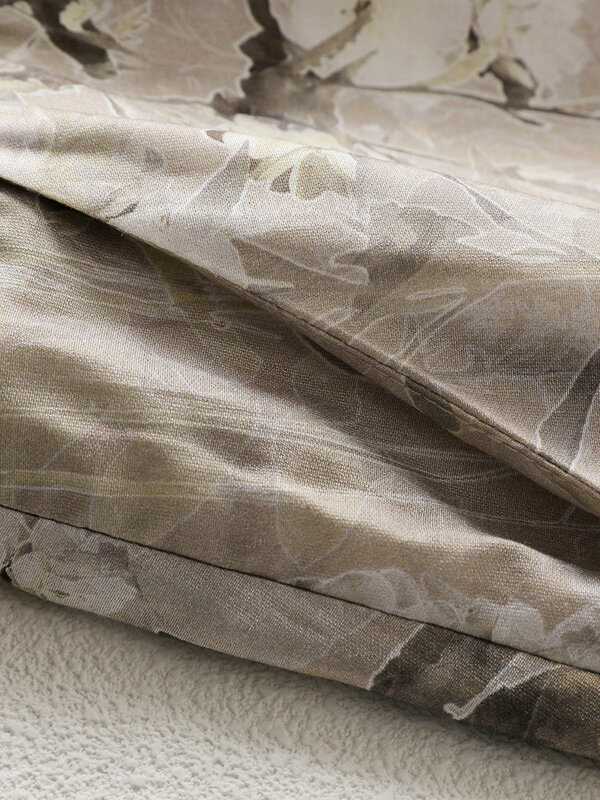 بدلة نسائية بنصف تنورة من بلوزة الضفدع الصيني ، بدلة مزاجية أنيقة ، جديدة ، صيفية ،