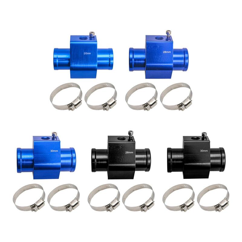 Water Temp Meter Joint Pipe Durable Universal 3 Way Attachment with Clamps