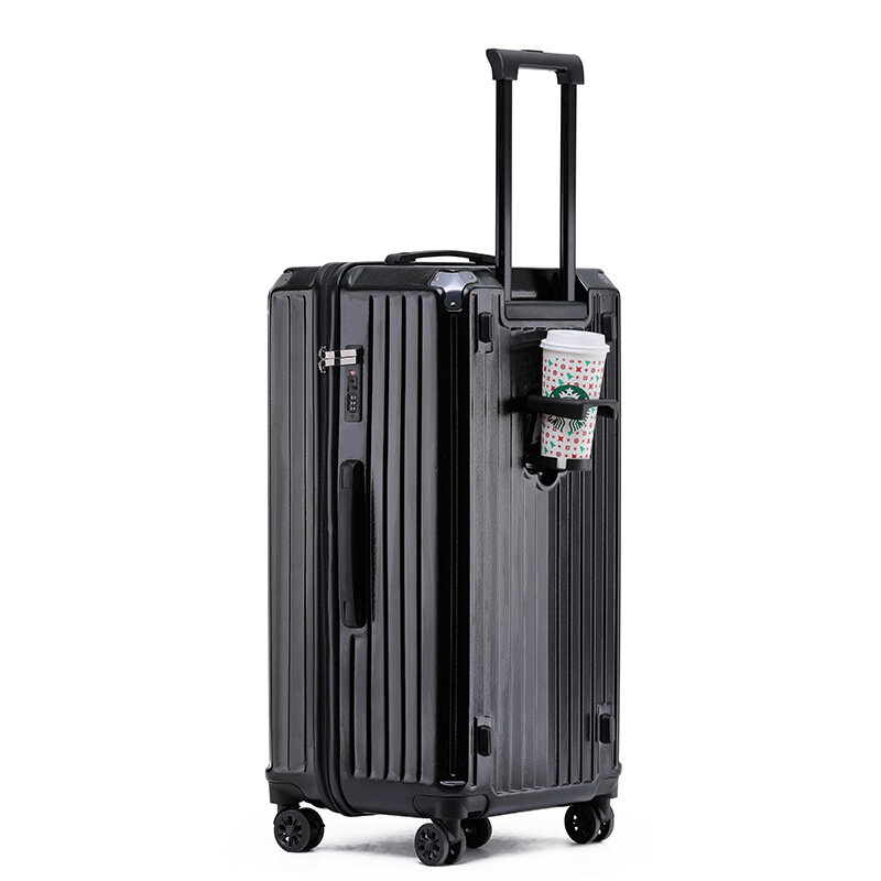 Новый женский чемодан, 26-дюймовый противоударный вместительный чемодан на колесиках чехол 30-дюймовый студенческий чемодан с комбинированным замком