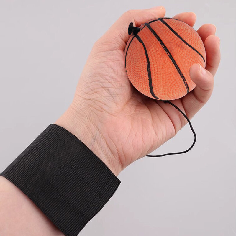 Elástico pulso retorno bolas, bola de retorno de alta qualidade, mão jogue, bola traseira, exercício, presente coordenação, diâmetro 6cm