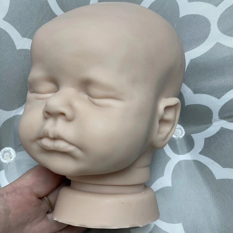 Saskia 19-20 Polegada loulou bebes rerbon de silicona pintado ou sem pintura kits de boneca artesanal lifelike bebe recém-nascido boneca desmontado