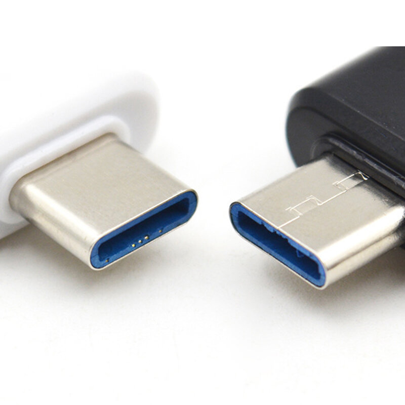 Adaptador OTG USB-C Micro tipo C, convertidor USB 3,1 macho a USB-A hembra, Compatible con la mayoría de dispositivos con puerto tipo c