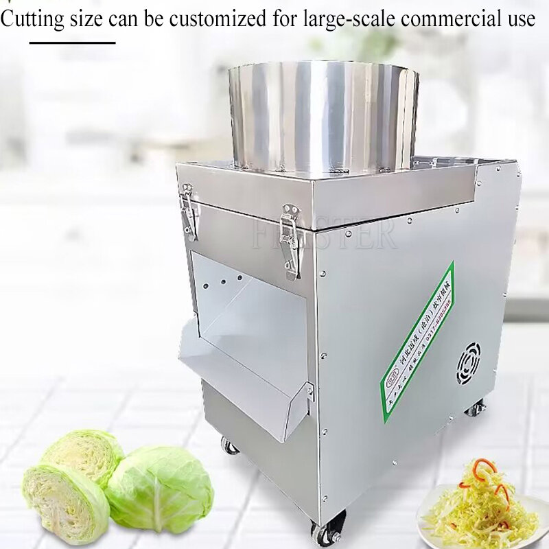 Automatische Groentekool Shredder Snijmachine Sla Snijmachine Voor Salade Voedsel