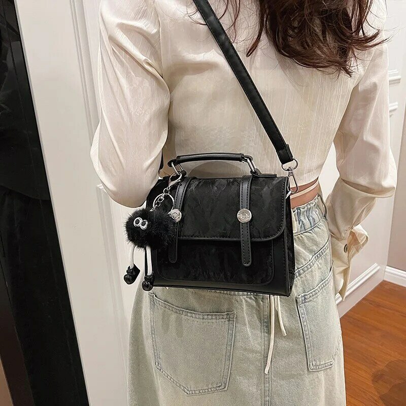 Duża moda damska plecak torebka mała pojemność lekka torba Crossbody na jedno ramię minimalistyczna dziewczęca torba kurierska