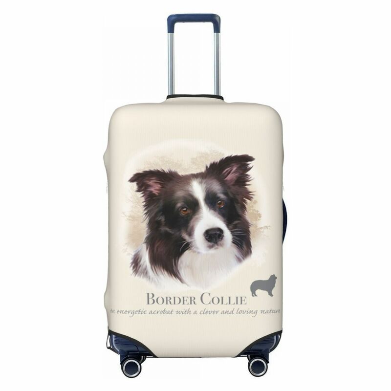 غطاء حقائب سفر من الكولي بحدود مخصصة ، غطاء حقيبة مطاطي ، واقي للكلاب والحيوانات الأليفة ، مقاس 18 بوصة 32 بوصة
