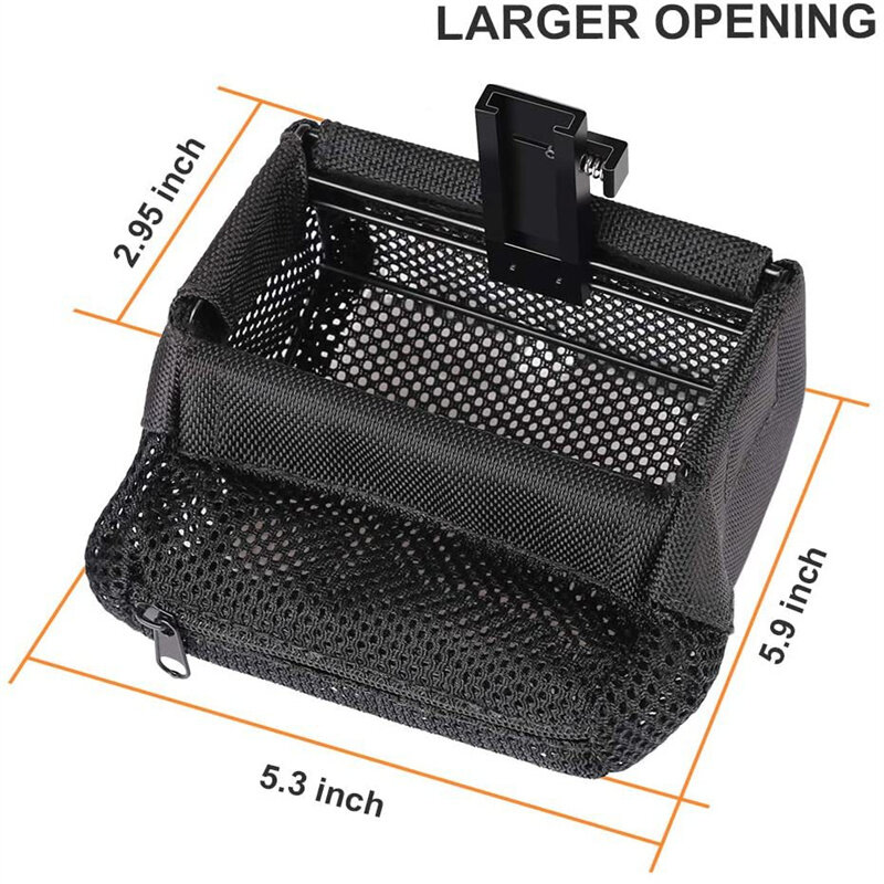 New Quick Release Shell Catcher with Detachable Picatinny Heat Resistant Thickened Brass Catcher Nylon Mesh for Rifle
