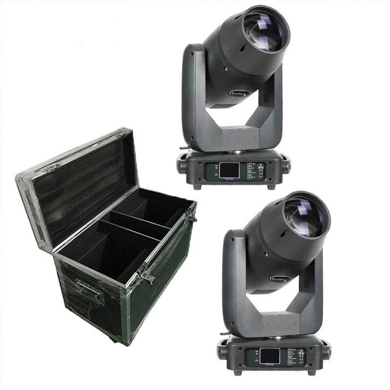 2Pcs 400W Bsw 3In1 Dmx Control CMY+CTO Led Moving Head Light Packed In Flight Case