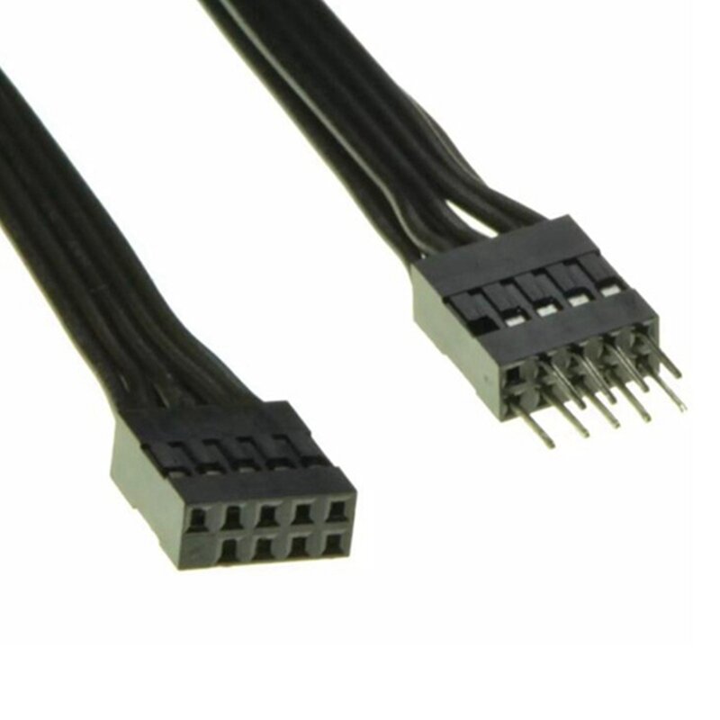 Материнская плата 9Pin USB 2,0 штекер-гнездо удлинитель Dupont кабель для передачи данных кабель провод линия для ПК DIY
