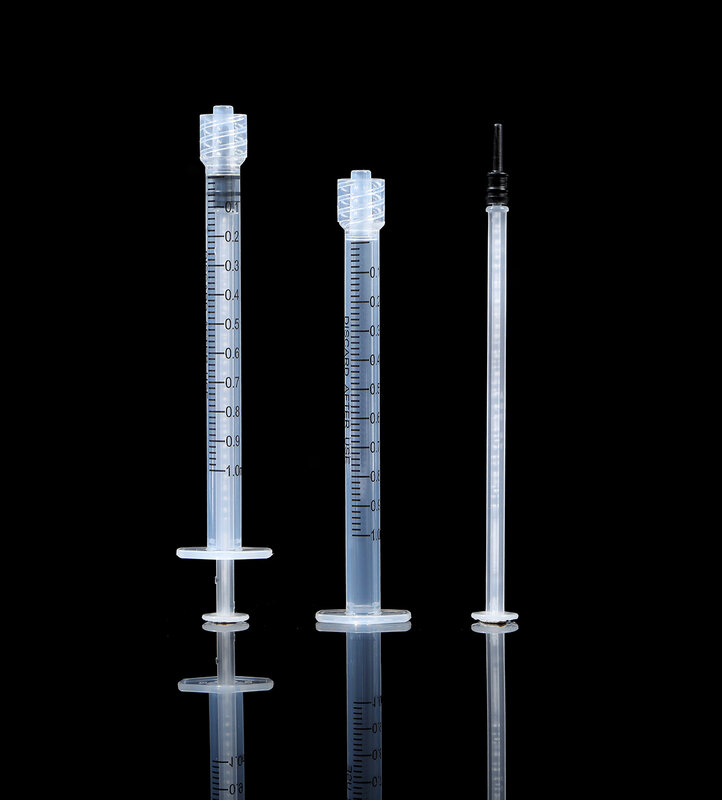 1mlLuer LockDisposable Plastic Syringe Sterile Individually Wrapped Needle Not Includedused ToRefill Measured Nutrient