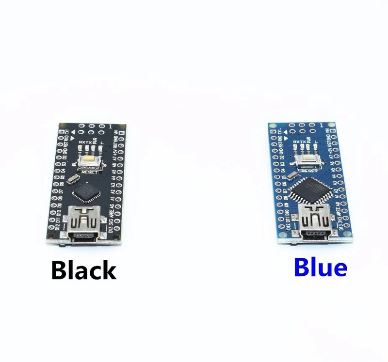 Black Soldered NANO V3 Mini USB With the bootloader Nano V3.0 controller compatible with CH340 16Mhz (hei) For Arduino