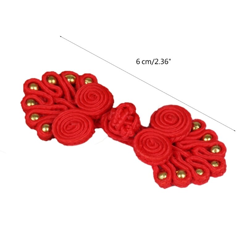 Sieben Perlen chinesischer Cheongsam-Knopf, handgefertigte Knotenverschlüsse zum Nähen