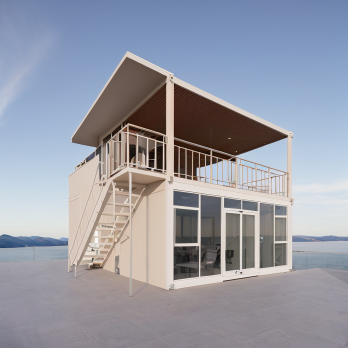 Rumah kontainer lipat modular, rumah kantor, wadah kecil kecil dapat dilipat untuk rumah Kemah 20 kaki 40 kaki