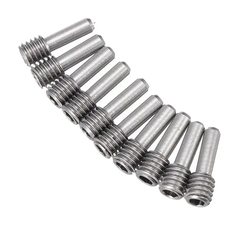 10pcs M3 M4*12 Grub Head Screw for 1:10 TRXS SCX10 Transmission Shaft RC Buggy Climbing Car Truck Truggy spare part S297