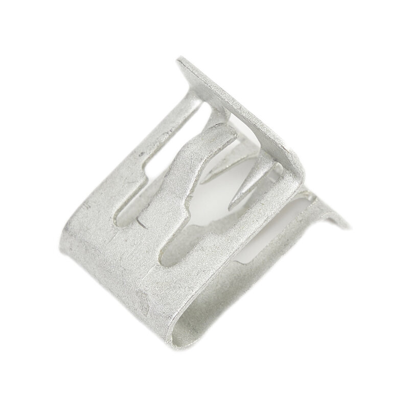 Auto Car Metal Fastener Retainer Clip, 10pcs Silver Tone, Replace Worn out Clips, Ideal for Car Door or Dashboard Panel