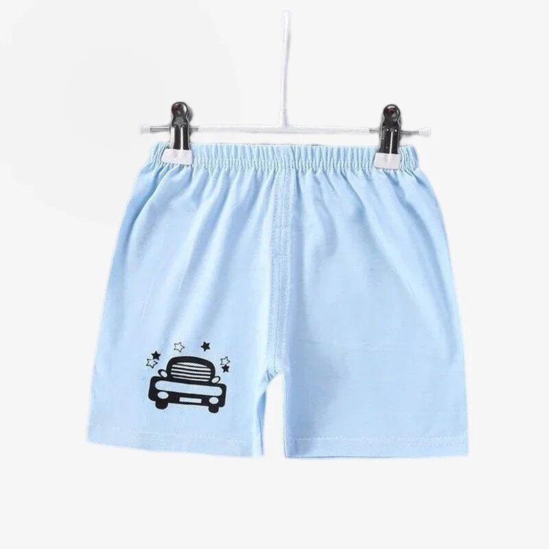 Children Shorts for Boys Girls Kids Clothes Cotton Solid Breathable Summer Baby Short Pants Casual Sports Beach Shorts Elastic