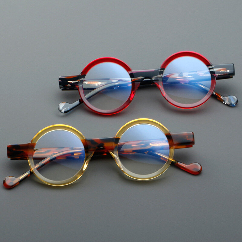 Montatura per occhiali da uomo in acetato retrò moda montatura per occhiali occhiali da vista di alta qualità montatura per occhiali da lettura occhio di personalità delle donne
