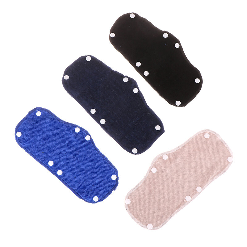 Capacetes laváveis Sweat Pads, Hard Hat Liner, Absorve rapidamente suor Terry Cloth, Snap-On Sweatband Liner, Bom suor absorver, 4pcs