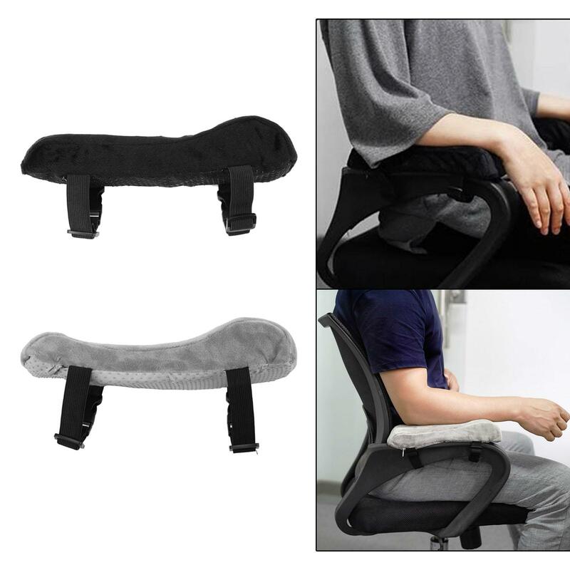 Chair Armrest Cushion Pad Memory Foam Arm Rest Cover for Home