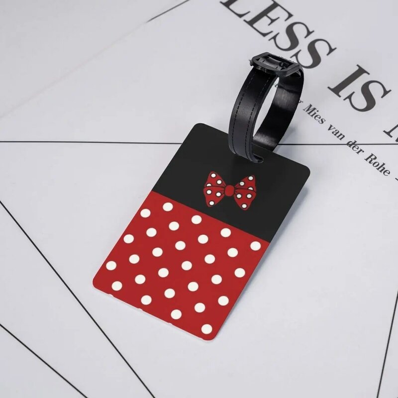 Personalizado Mickey Mouse Bagagem Tag, Mala De Viagem, Privacidade Tampa ID Label, Personalizado